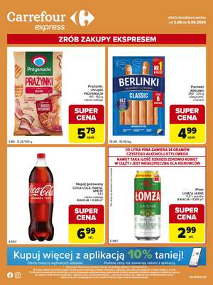 Carrefour Express - gazetka promocyjna Gazetka Express od wtorku 02.06 do poniedziałku 08.06