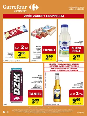 Carrefour Express - gazetka promocyjna Gazetka Express od wtorku 02.06 do poniedziałku 08.06 - strona 2