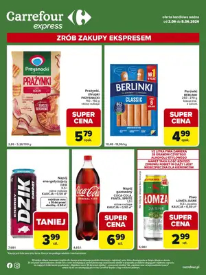 Carrefour Express - gazetka promocyjna Gazetka Express od wtorku 02.06 do poniedziałku 08.06 - strona 2