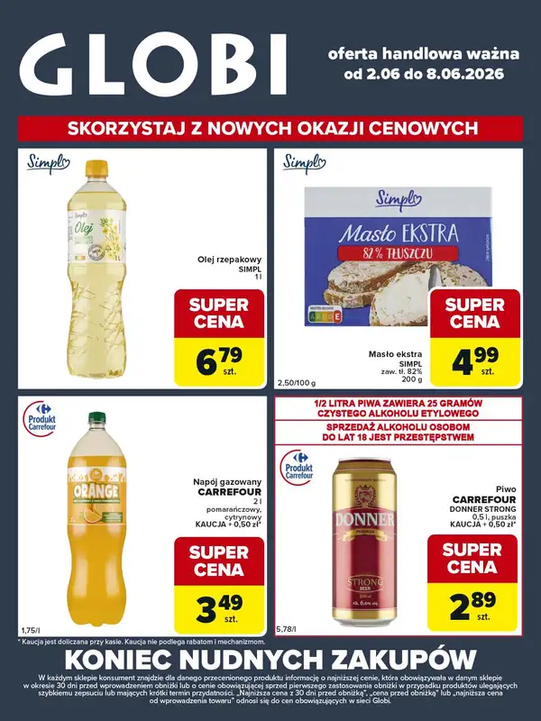 Globi - gazetka promocyjna Gazetka Globi od wtorku 02.06 do poniedziałku 08.06 - strona 2