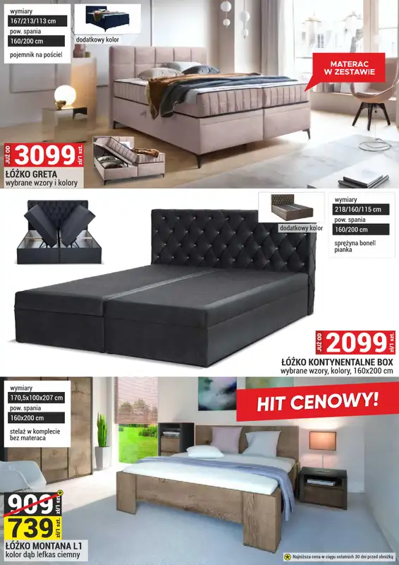 Merkury Market - gazetka promocyjna Gazetka Meble, Wypoczynki, Materace od poniedziałku 01.06 do wtorku 30.06 - strona 38