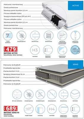 Merkury Market - gazetka promocyjna Gazetka Meble, Wypoczynki, Materace od poniedziałku 01.06 do wtorku 30.06 - strona 39