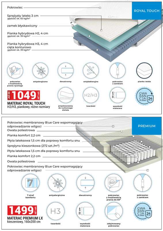 Merkury Market - gazetka promocyjna Gazetka Meble, Wypoczynki, Materace od poniedziałku 01.06 do wtorku 30.06 - strona 41