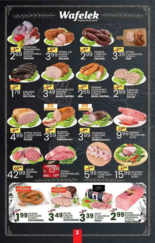 Wafelek - gazetka promocyjna Gazetka od poniedziałku 01.06 do soboty 13.06 - strona 2