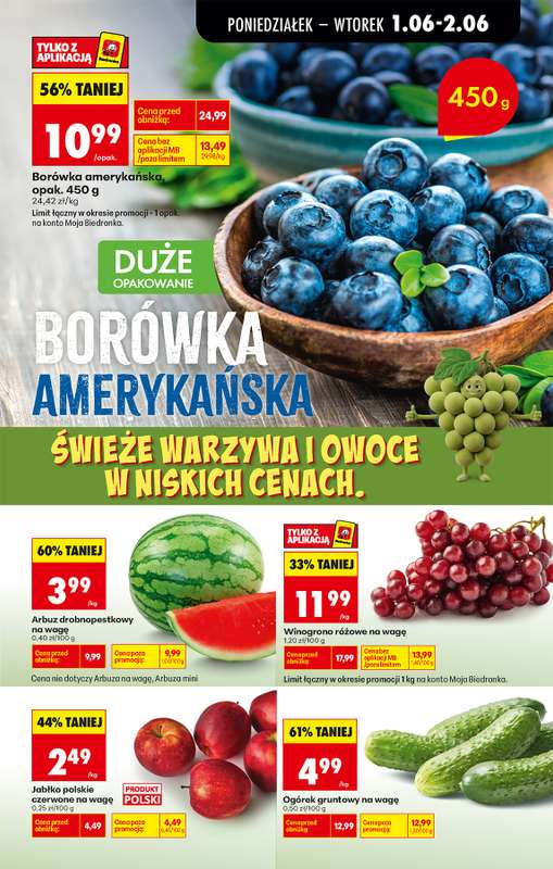 Biedronka - gazetka promocyjna Od poniedziałku od poniedziałku 01.06 do soboty 06.06 - strona 25