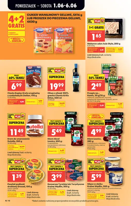 Biedronka - gazetka promocyjna Od poniedziałku od poniedziałku 01.06 do soboty 06.06 - strona 58