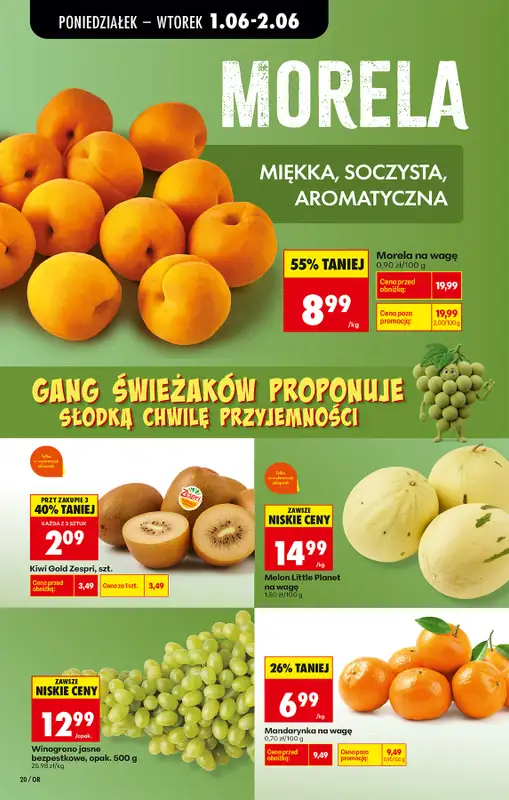 Biedronka - gazetka promocyjna Od poniedziałku, Z ladą tradycyjną od poniedziałku 01.06 do soboty 06.06 - strona 24