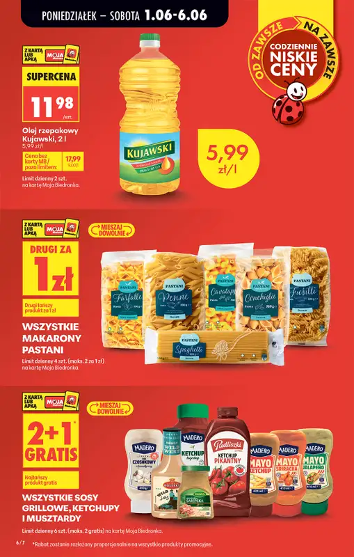 Biedronka - gazetka promocyjna Od poniedziałku, Z ladą tradycyjną od poniedziałku 01.06 do soboty 06.06 - strona 6