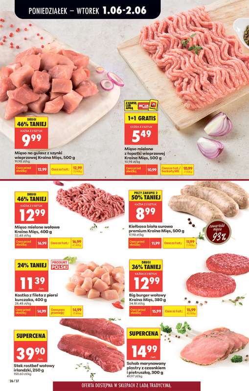 Biedronka - gazetka promocyjna Od poniedziałku, Z ladą tradycyjną od poniedziałku 01.06 do soboty 06.06 - strona 32