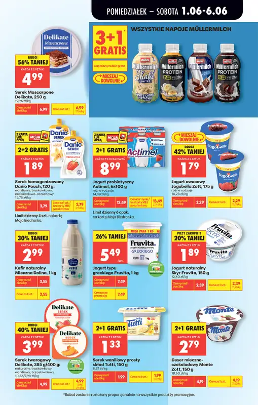 Biedronka - gazetka promocyjna Od poniedziałku, Z ladą tradycyjną od poniedziałku 01.06 do soboty 06.06 - strona 47