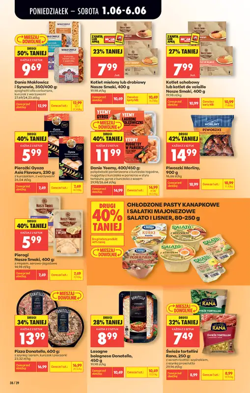 Biedronka - gazetka promocyjna Od poniedziałku, Z ladą tradycyjną od poniedziałku 01.06 do soboty 06.06 - strona 52