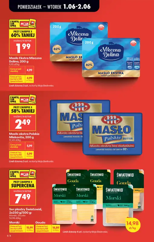 Biedronka - gazetka promocyjna Od poniedziałku, Z ladą tradycyjną   - strona 2