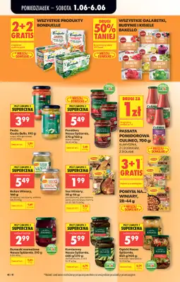 Biedronka - gazetka promocyjna Od poniedziałku, Z ladą tradycyjną od poniedziałku 01.06 do soboty 06.06 - strona 54