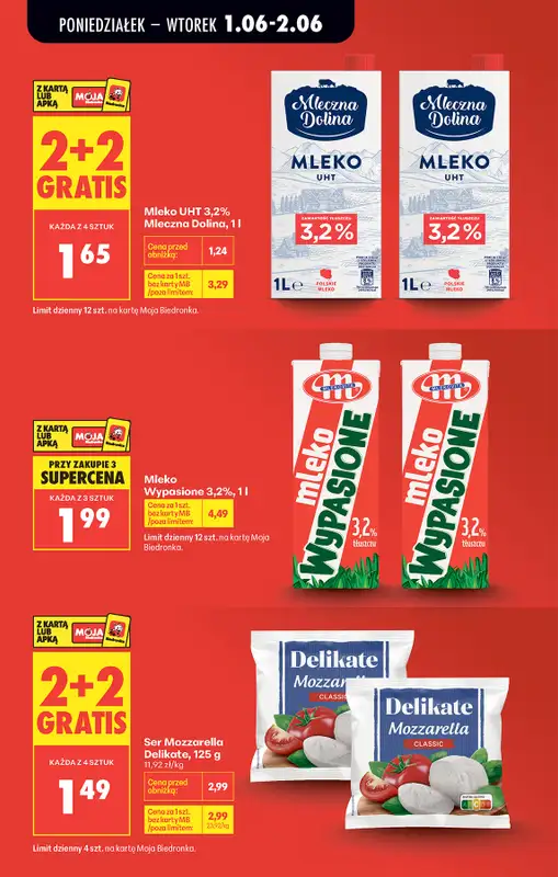 Biedronka - gazetka promocyjna Od poniedziałku, Z ladą tradycyjną   - strona 3