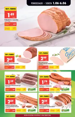 Biedronka - gazetka promocyjna Od poniedziałku, Z ladą tradycyjną od poniedziałku 01.06 do soboty 06.06 - strona 29