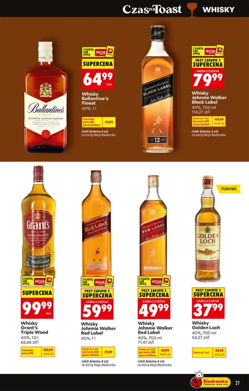 Biedronka - gazetka promocyjna Czas na Toast! od poniedziałku 01.06 do soboty 13.06 - strona 27