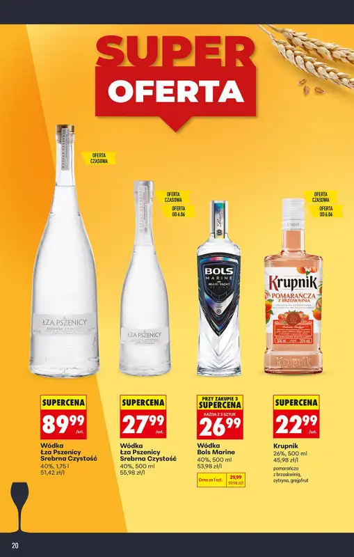 Biedronka - gazetka promocyjna Czas na Toast! od poniedziałku 01.06 do soboty 13.06 - strona 20