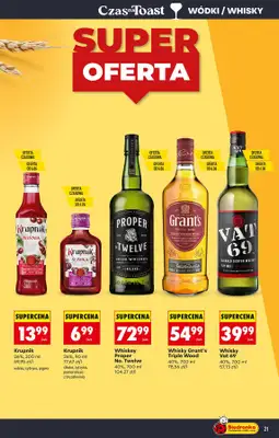Biedronka - gazetka promocyjna Czas na Toast! od poniedziałku 01.06 do soboty 13.06 - strona 21