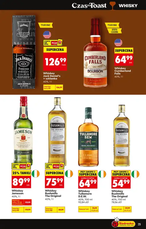 Biedronka - gazetka promocyjna Czas na Toast! od poniedziałku 01.06 do soboty 13.06 - strona 29