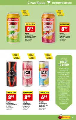 Biedronka - gazetka promocyjna Czas na Toast! od poniedziałku 01.06 do soboty 13.06 - strona 35