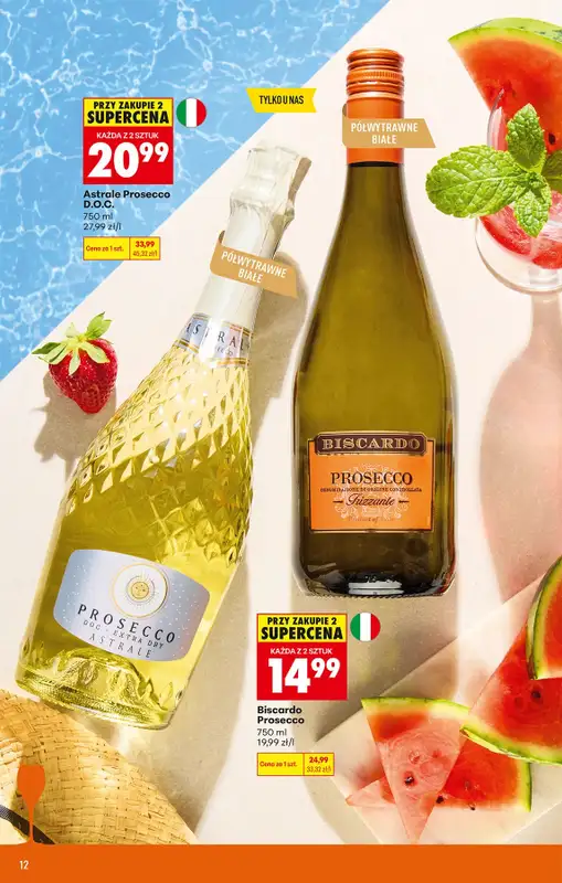 Biedronka - gazetka promocyjna Czas na Toast! od poniedziałku 01.06 do soboty 13.06 - strona 12