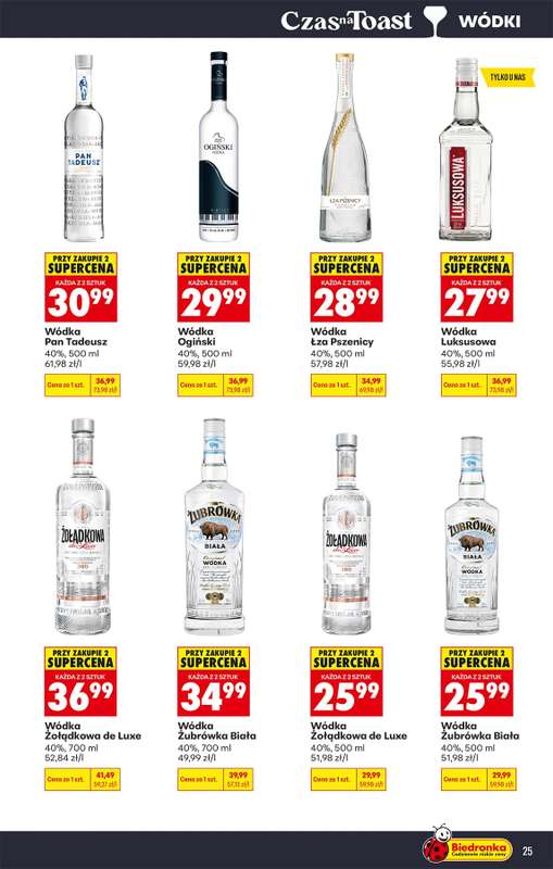 Biedronka - gazetka promocyjna Czas na Toast! od poniedziałku 01.06 do soboty 13.06 - strona 25