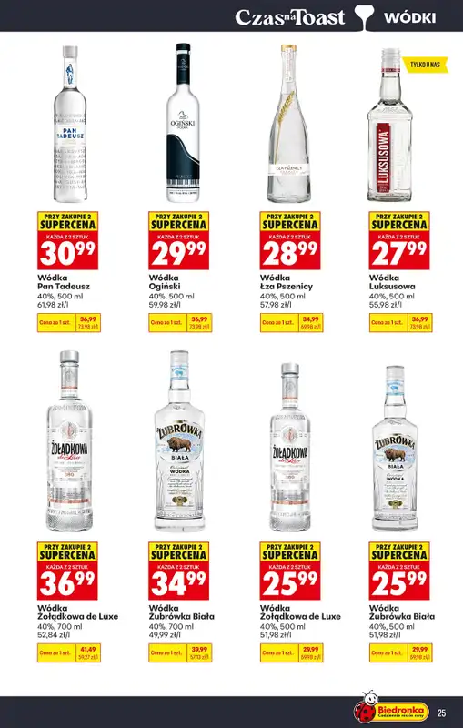 Biedronka - gazetka promocyjna Czas na Toast! od poniedziałku 01.06 do soboty 13.06 - strona 25