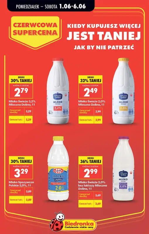 Biedronka - gazetka promocyjna Czerwcowa Supercena   - strona 2
