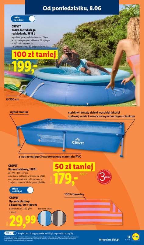 Lidl - gazetka promocyjna Katalog od poniedziałku 08.06 do soboty 13.06 - strona 13