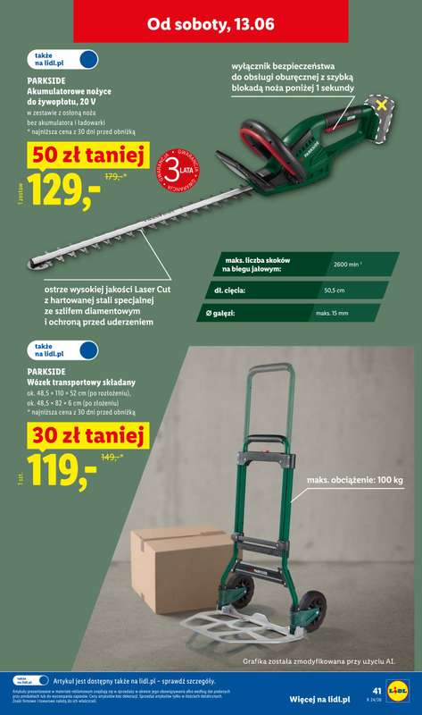 Lidl - gazetka promocyjna Katalog od poniedziałku 08.06 do soboty 13.06 - strona 45