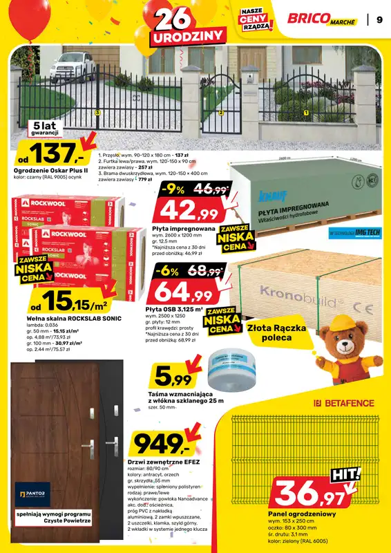 Bricomarche - gazetka promocyjna Gazetka od środy 03.06 do soboty 13.06 - strona 9