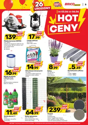 Bricomarche - gazetka promocyjna Gazetka od środy 03.06 do soboty 13.06 - strona 3