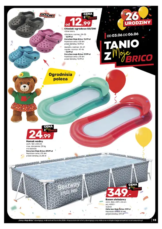 Bricomarche - gazetka promocyjna Tanio z Moje Brico od środy 03.06 do soboty 06.06 - strona 3