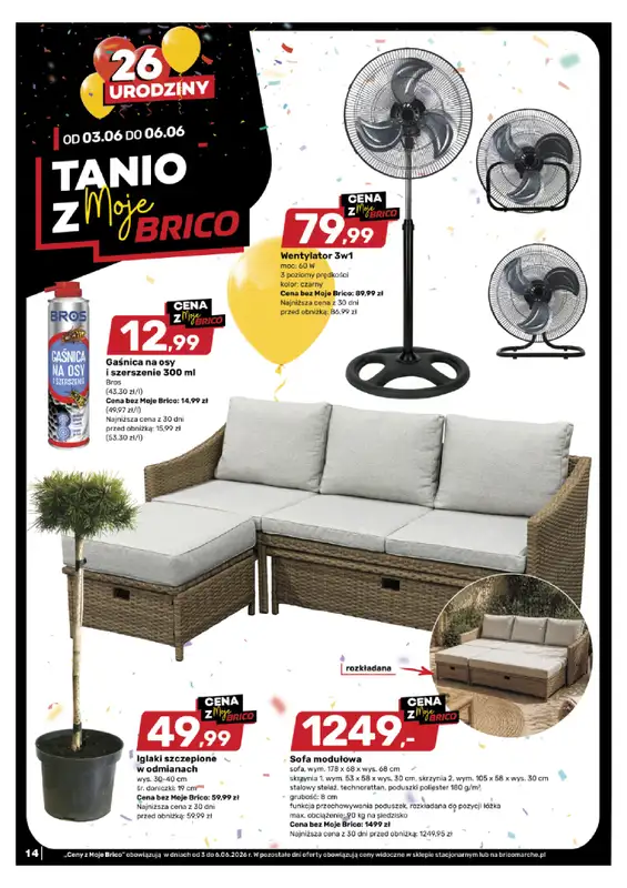 Bricomarche - gazetka promocyjna Tanio z Moje Brico od środy 03.06 do soboty 06.06 - strona 2
