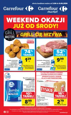 Carrefour - gazetka promocyjna Gazetka Weekend okazji już od środy od środy 03.06 do soboty 06.06