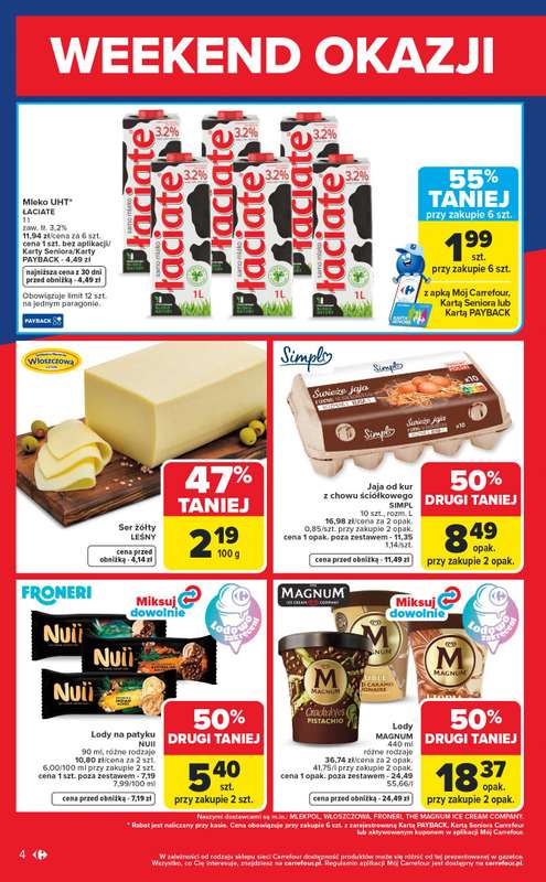 Carrefour - gazetka promocyjna Gazetka Weekend okazji już od środy od środy 03.06 do soboty 06.06 - strona 4