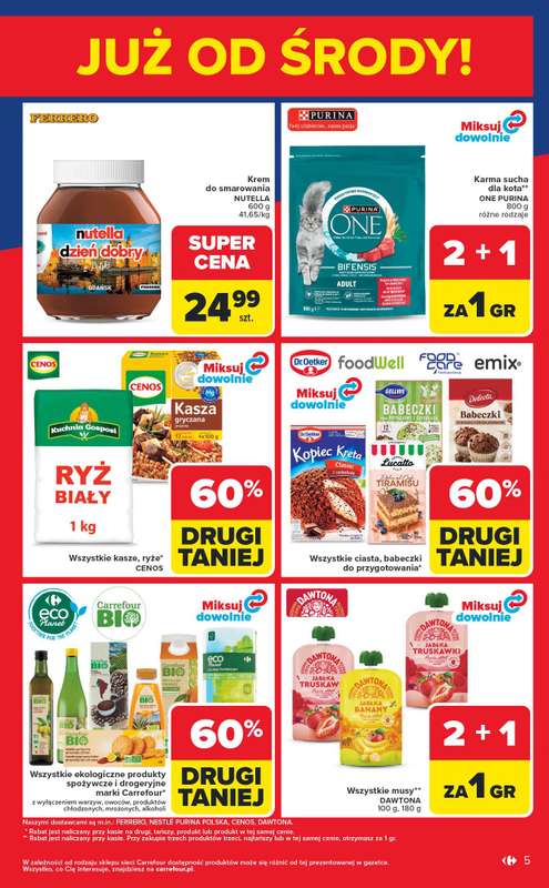 Carrefour - gazetka promocyjna Gazetka Weekend okazji już od środy od środy 03.06 do soboty 06.06 - strona 5