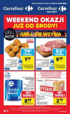 Carrefour Market - gazetka promocyjna Gazetka Weekend okazji już od środy od środy 03.06 do soboty 06.06
