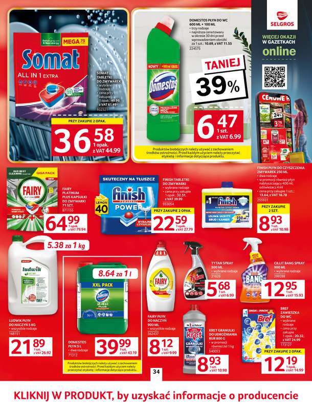 Selgros - gazetka promocyjna Oferta spożywcza od wtorku 02.06 do środy 17.06 - strona 34
