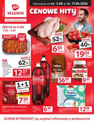 Selgros - gazetka promocyjna Oferta spożywcza od wtorku 02.06 do środy 17.06