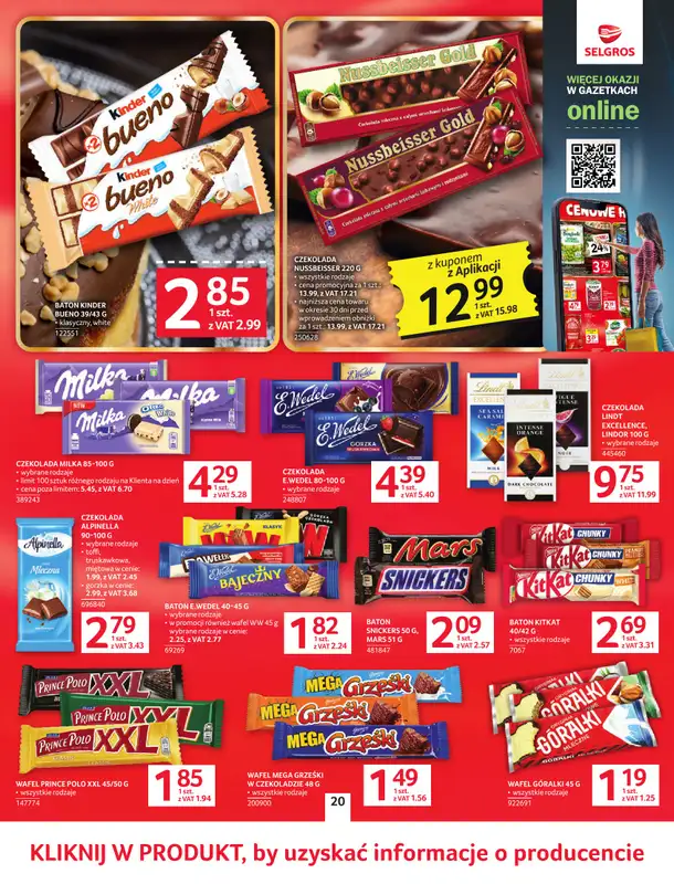 Selgros - gazetka promocyjna Oferta spożywcza od wtorku 02.06 do środy 17.06 - strona 20