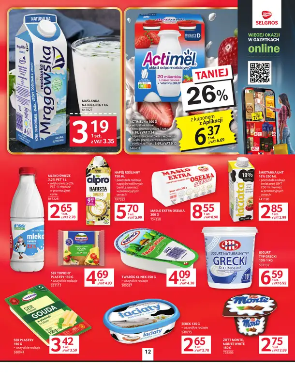 Selgros - gazetka promocyjna Oferta spożywcza od wtorku 02.06 do środy 17.06 - strona 12