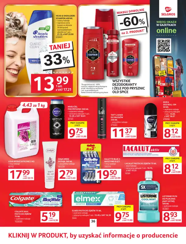 Selgros - gazetka promocyjna Oferta spożywcza od wtorku 02.06 do środy 17.06 - strona 36