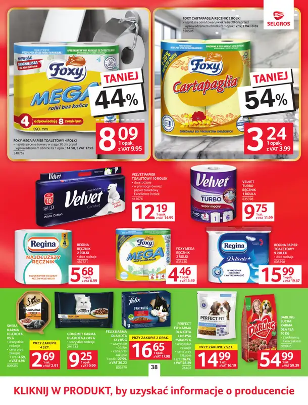 Selgros - gazetka promocyjna Oferta spożywcza od wtorku 02.06 do środy 17.06 - strona 38