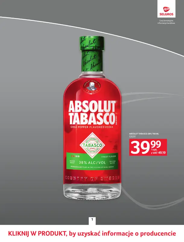 Selgros - gazetka promocyjna Oferta spożywcza od wtorku 02.06 do środy 17.06 - strona 39