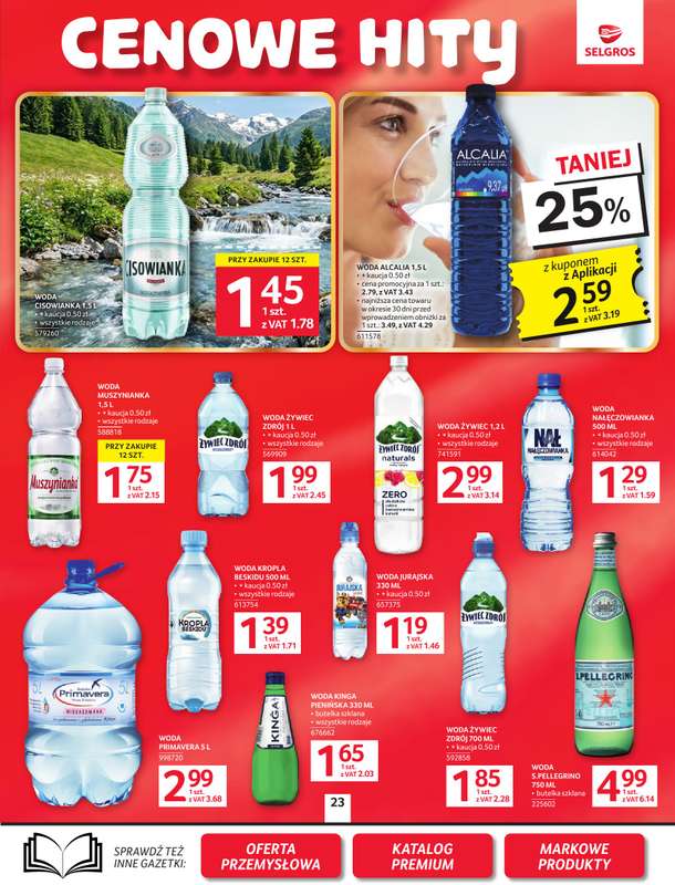 Selgros - gazetka promocyjna Oferta spożywcza od wtorku 02.06 do środy 17.06 - strona 23