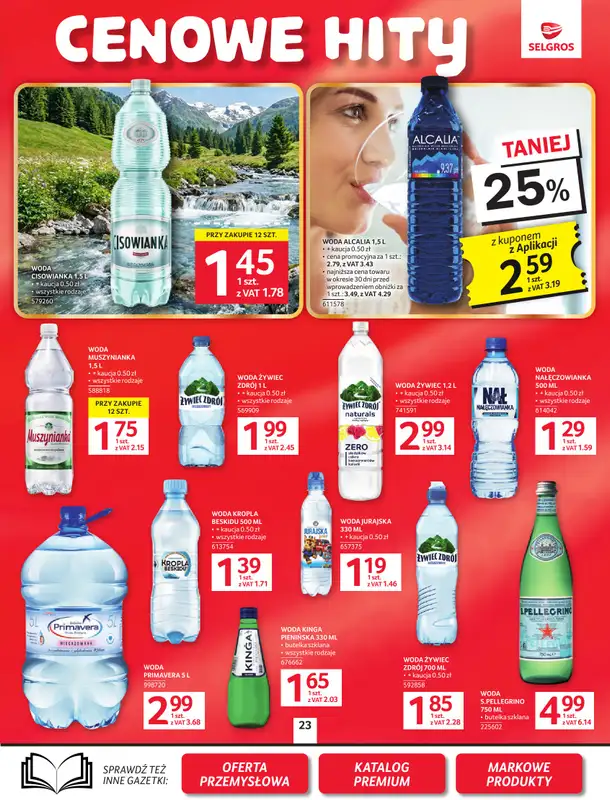 Selgros - gazetka promocyjna Oferta spożywcza od wtorku 02.06 do środy 17.06 - strona 23
