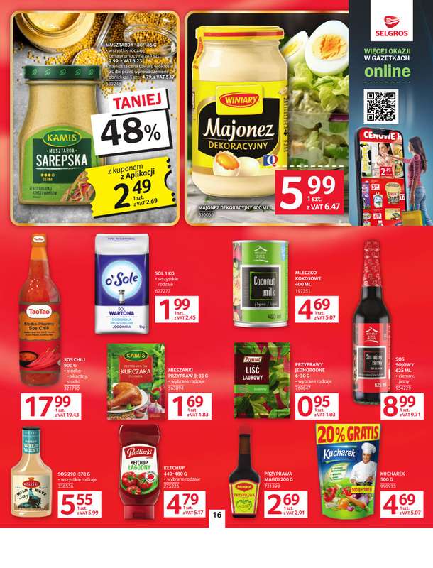 Selgros - gazetka promocyjna Oferta spożywcza od wtorku 02.06 do środy 17.06 - strona 16