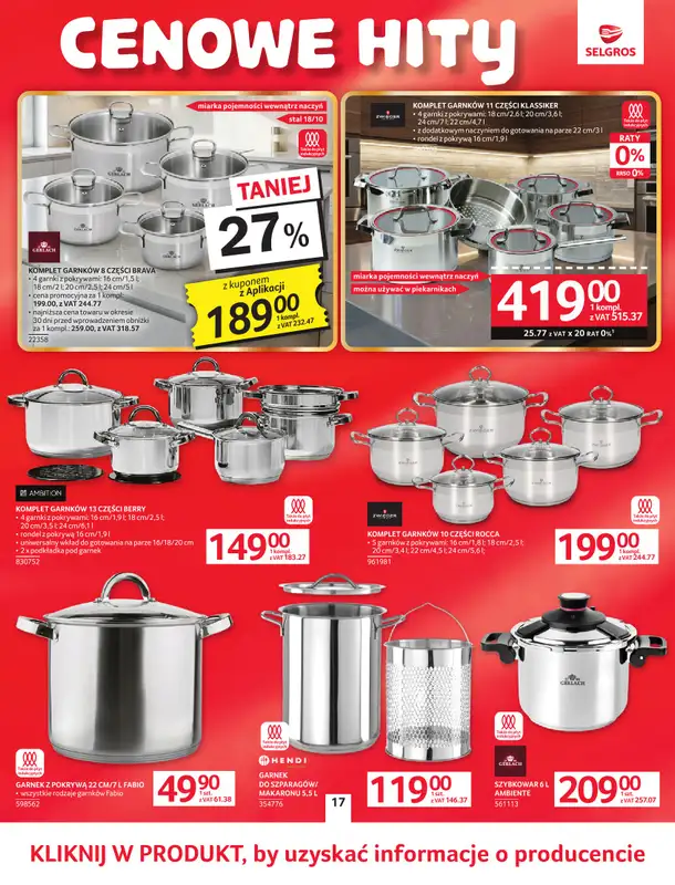 Selgros - gazetka promocyjna Oferta przemysłowa od wtorku 02.06 do środy 17.06 - strona 20