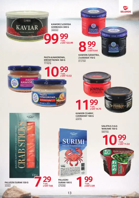 Selgros - gazetka promocyjna Katalog Markowe Produkty od wtorku 02.06 do środy 17.06 - strona 13